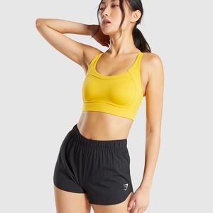 Gymshark Yellow Sports Bra Medium *NEW*